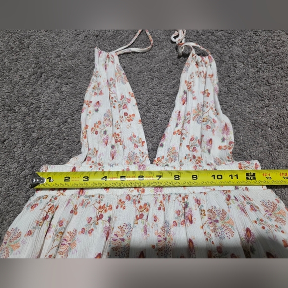 Floral Halter Kids Dress - Picture 3 of 5